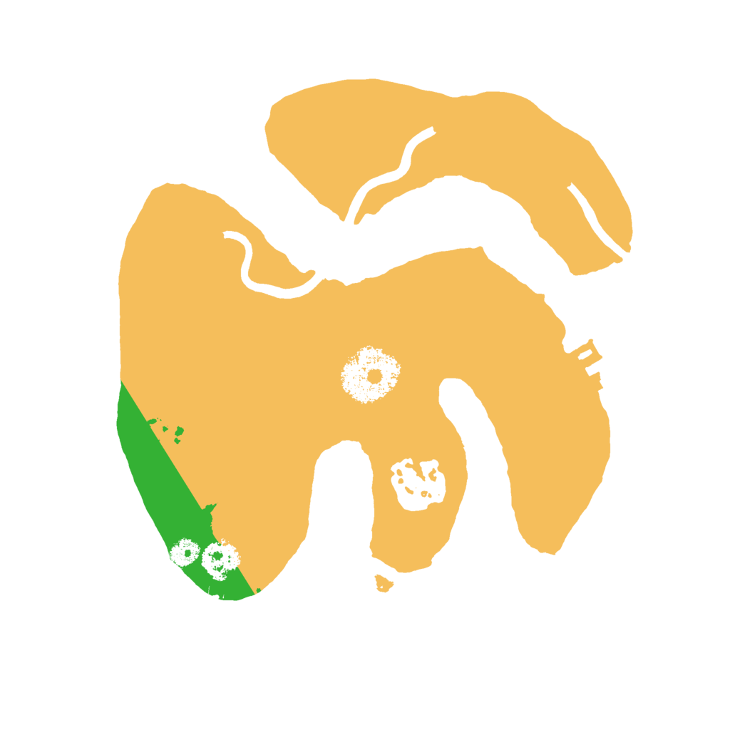 Biome Rust Map: Procedural Map, Size: 2000, Seed: 4663