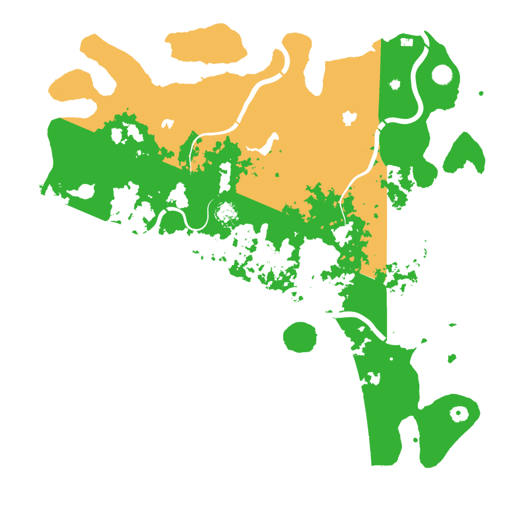 Biome Rust Map: Procedural Map, Size: 4500, Seed: 2863857