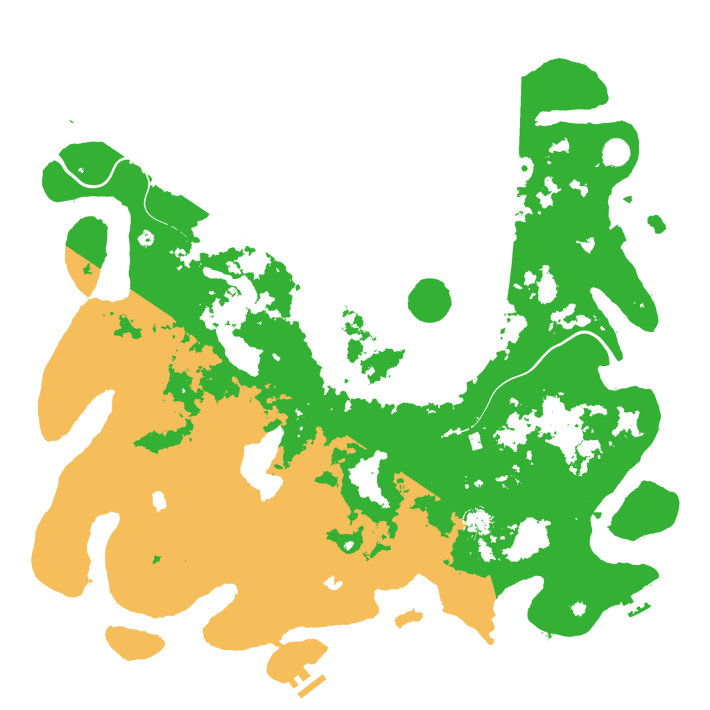 Biome Rust Map: Procedural Map, Size: 4500, Seed: 4657365
