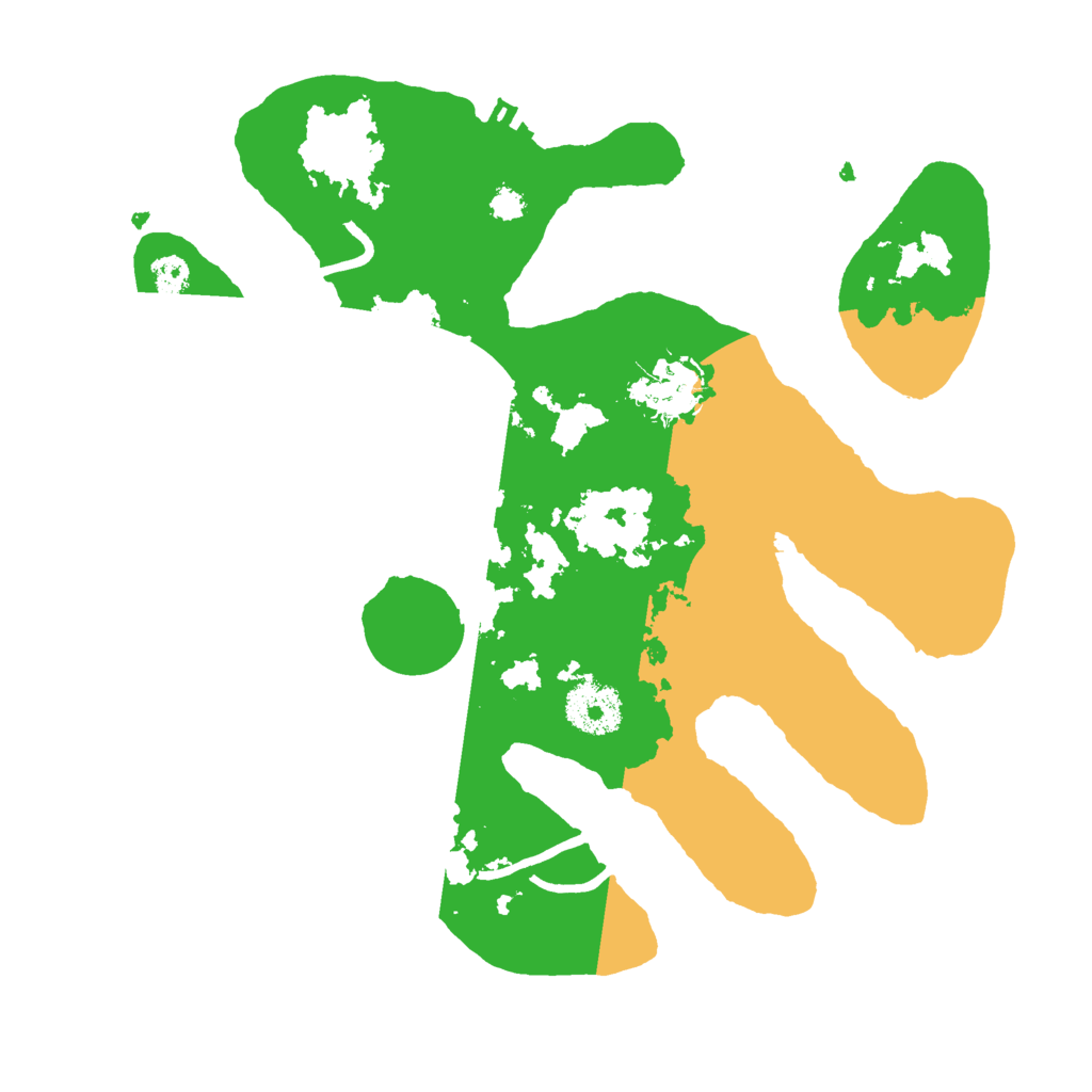 Biome Rust Map: Procedural Map, Size: 3000, Seed: 461308225