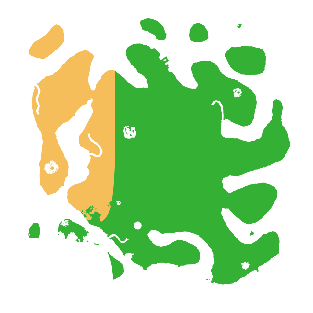 Biome Rust Map: Procedural Map, Size: 3550, Seed: 964671