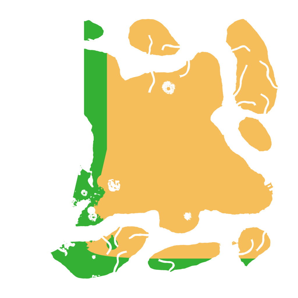Biome Rust Map: Procedural Map, Size: 3500, Seed: 316235434
