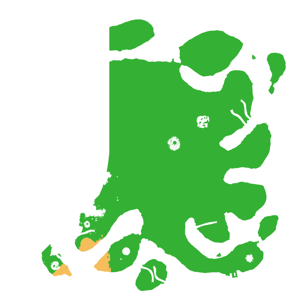 Biome Rust Map: Procedural Map, Size: 3500, Seed: 473250