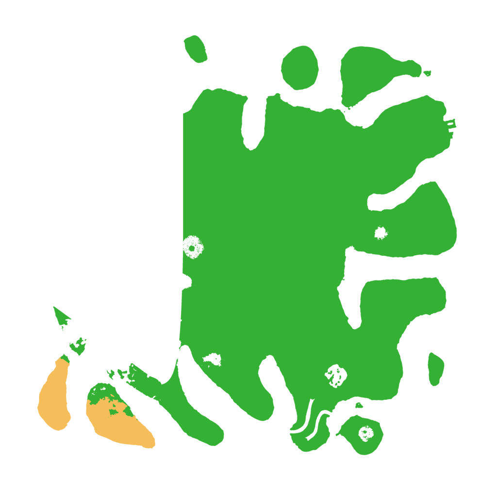 Biome Rust Map: Procedural Map, Size: 3500, Seed: 297232255