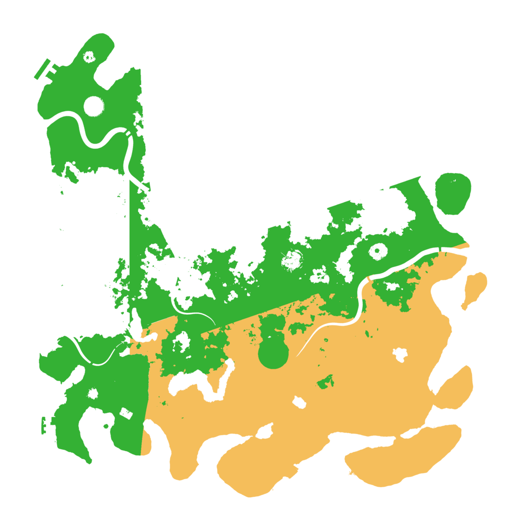 Biome Rust Map: Procedural Map, Size: 4500, Seed: 481162