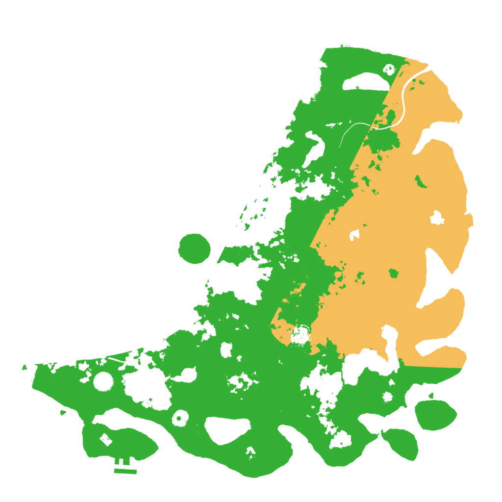 Biome Rust Map: Procedural Map, Size: 4500, Seed: 42