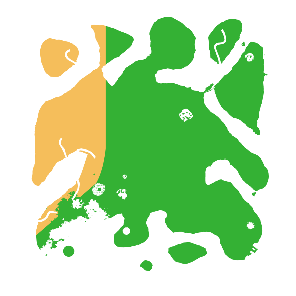 Biome Rust Map: Procedural Map, Size: 3550, Seed: 34563