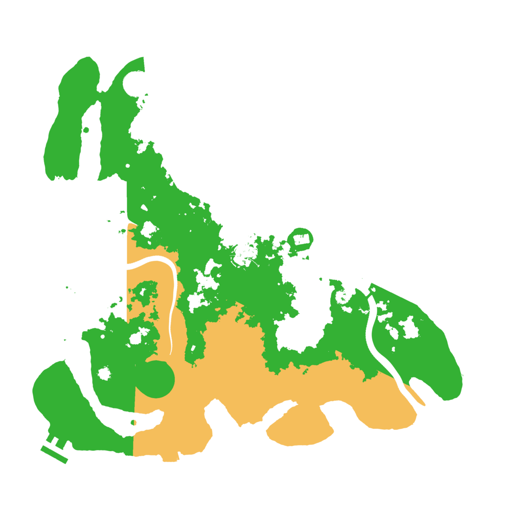 Biome Rust Map: Procedural Map, Size: 3550, Seed: 292683