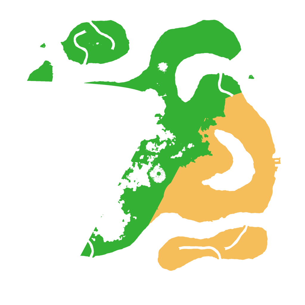 Biome Rust Map: Procedural Map, Size: 3000, Seed: 1807603874