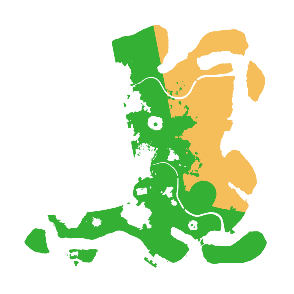 Biome Rust Map: Procedural Map, Size: 3000, Seed: 236745