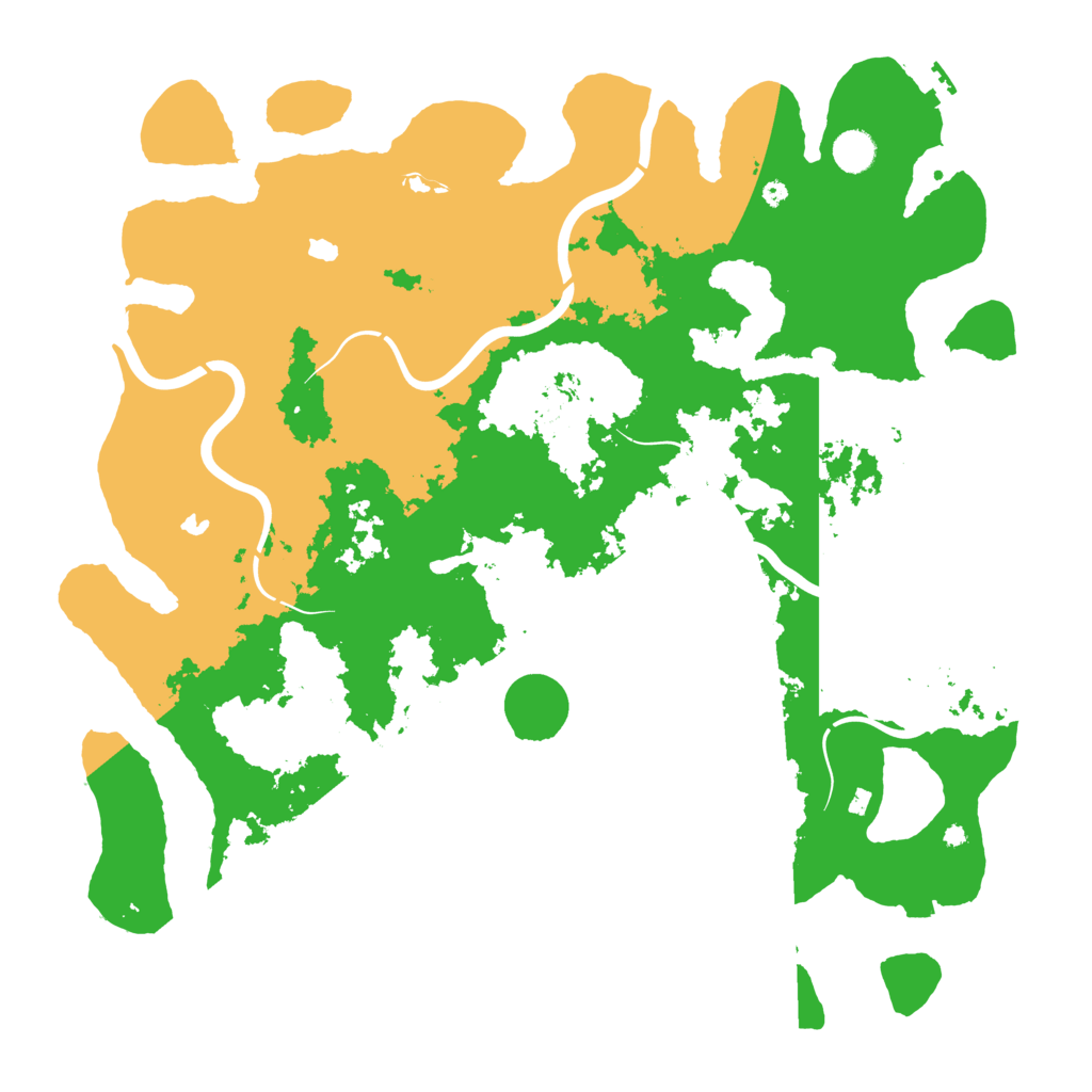 Biome Rust Map: Procedural Map, Size: 4500, Seed: 5015828