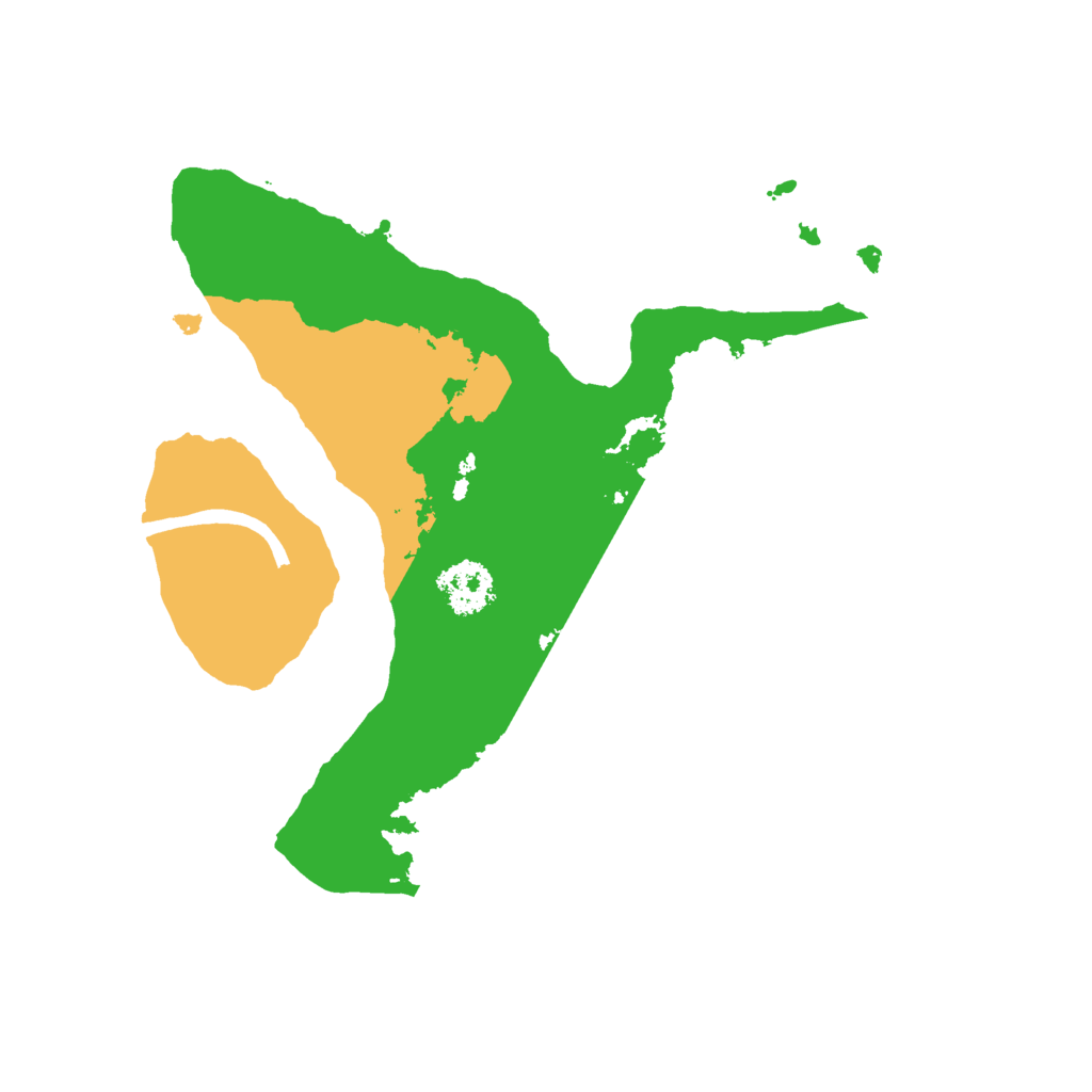 Biome Rust Map: Procedural Map, Size: 2100, Seed: 712372