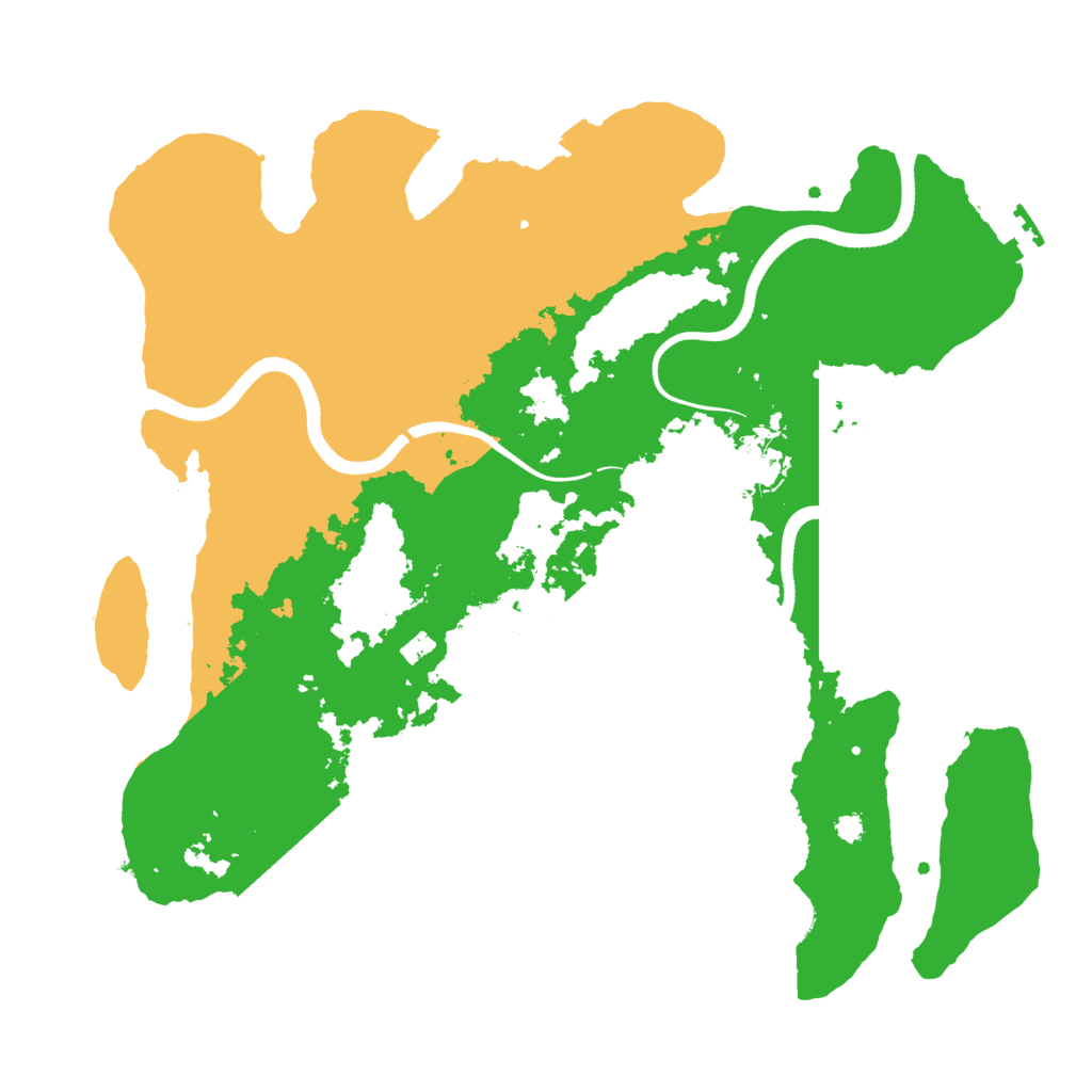 Biome Rust Map: Procedural Map, Size: 3550, Seed: 964979