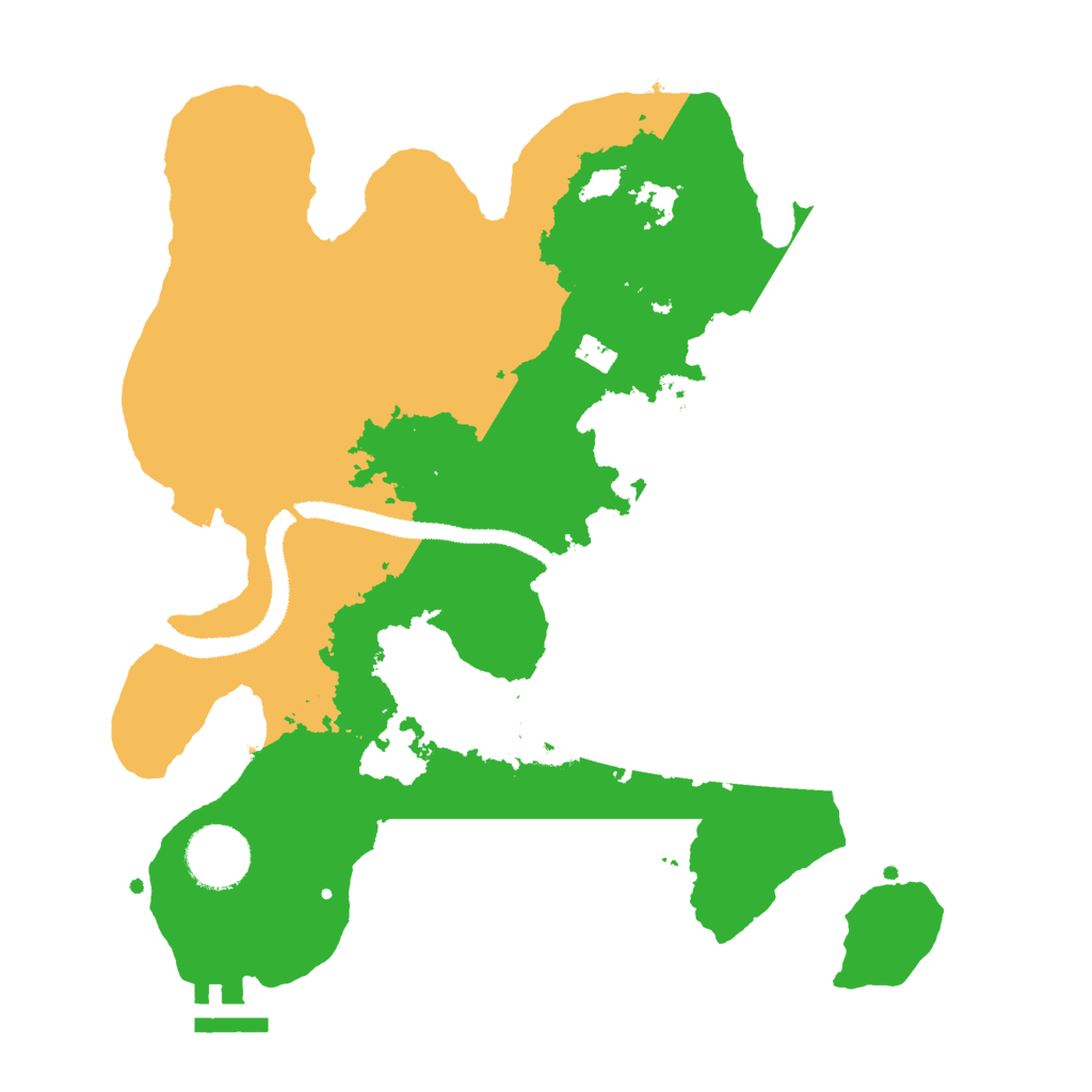 Biome Rust Map: Procedural Map, Size: 3000, Seed: 1932628548
