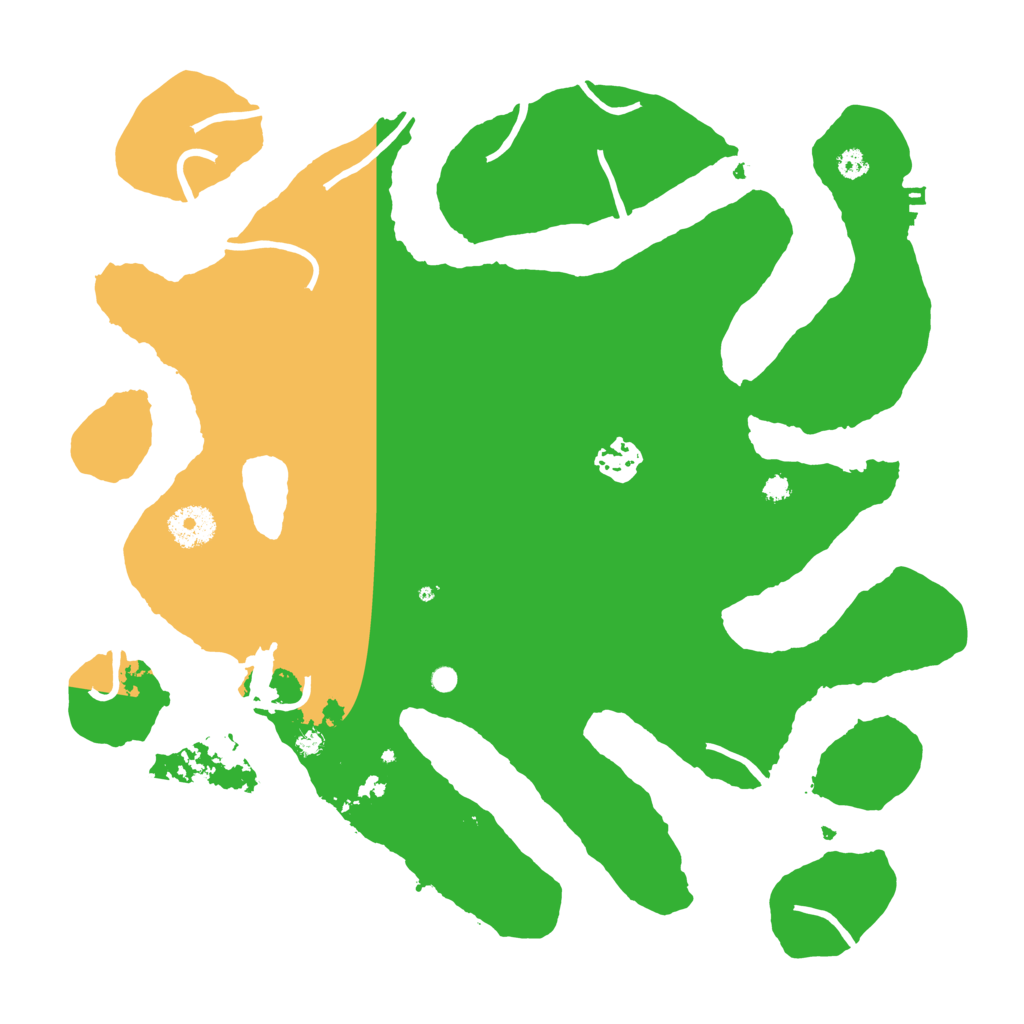 Biome Rust Map: Procedural Map, Size: 3500, Seed: 1968