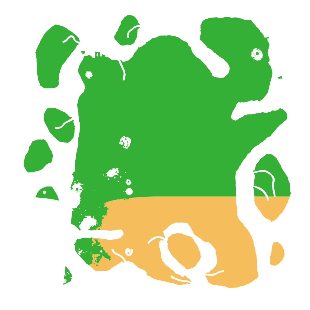 Biome Rust Map: Procedural Map, Size: 4000, Seed: 3070288