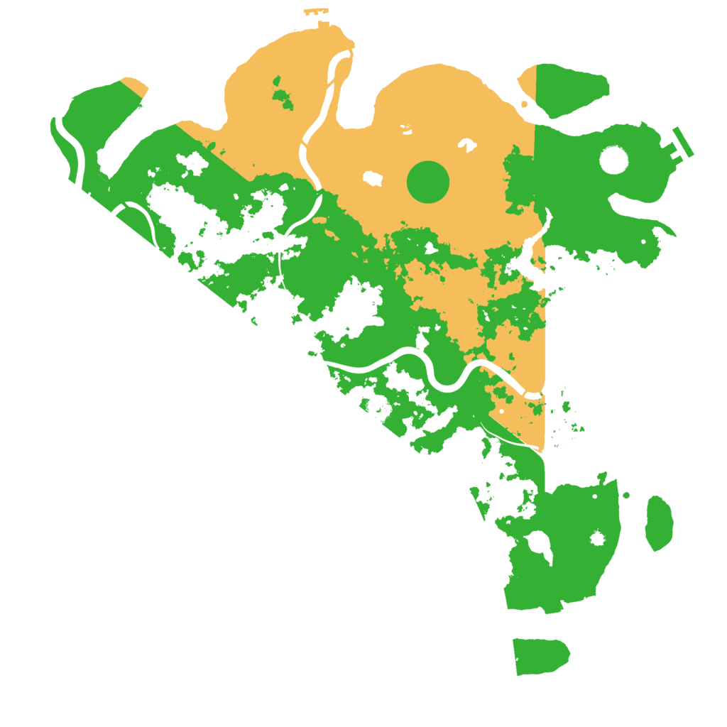 Biome Rust Map: Procedural Map, Size: 4500, Seed: 5031542