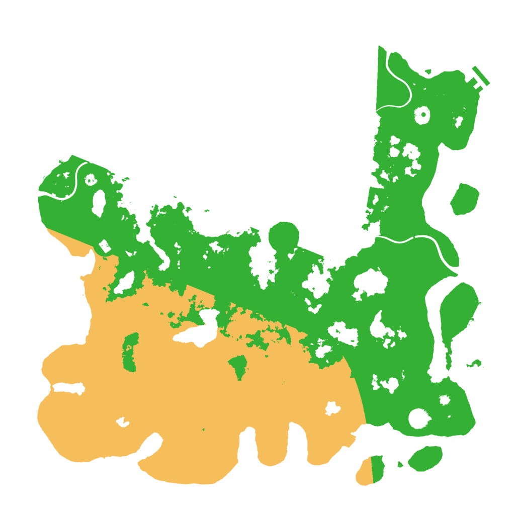 Biome Rust Map: Procedural Map, Size: 4500, Seed: 2811645