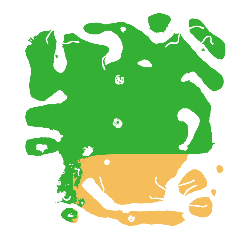 Biome Rust Map: Procedural Map, Size: 3800, Seed: 112459154