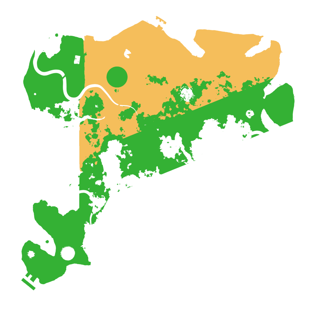 Biome Rust Map: Procedural Map, Size: 4000, Seed: 880086