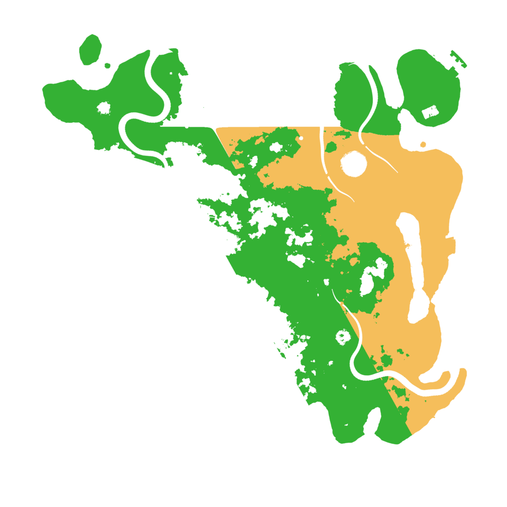 Biome Rust Map: Procedural Map, Size: 3550, Seed: 424924