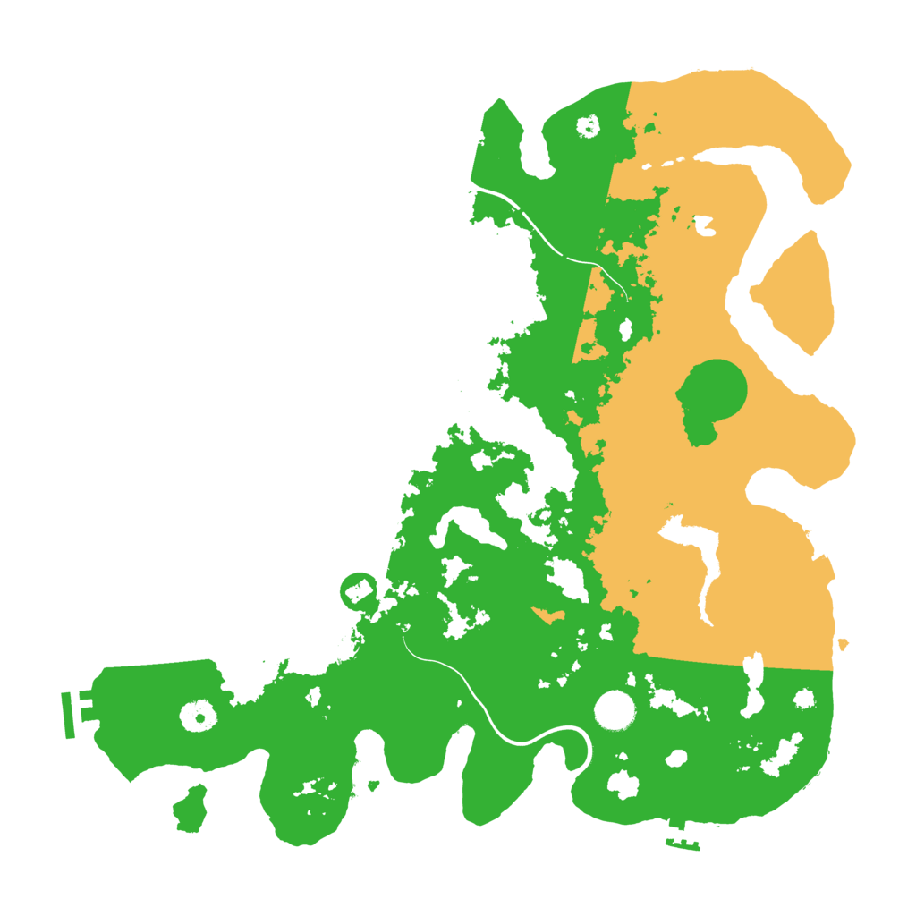 Biome Rust Map: Procedural Map, Size: 4000, Seed: 445854