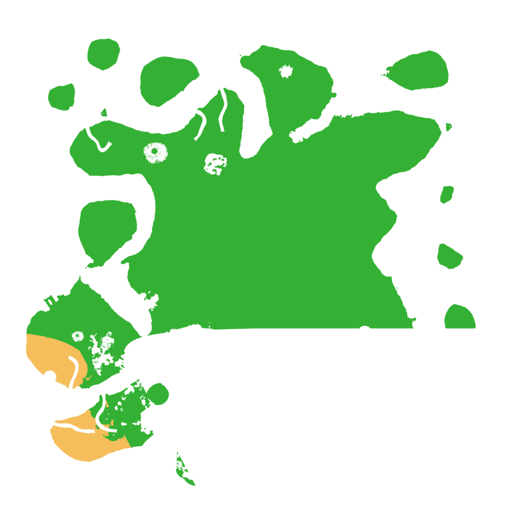 Biome Rust Map: Procedural Map, Size: 3500, Seed: 9101342