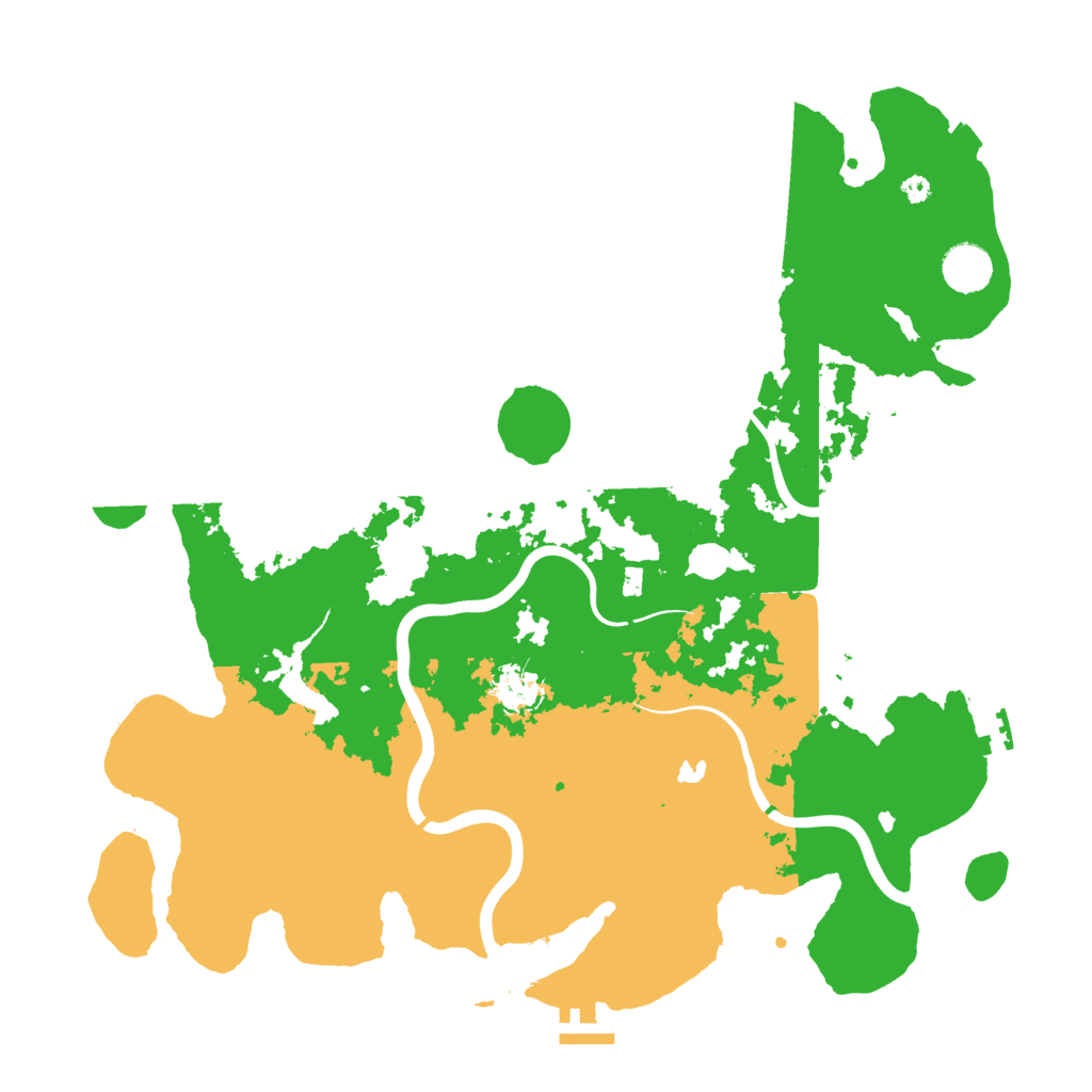 Biome Rust Map: Procedural Map, Size: 4000, Seed: 83271