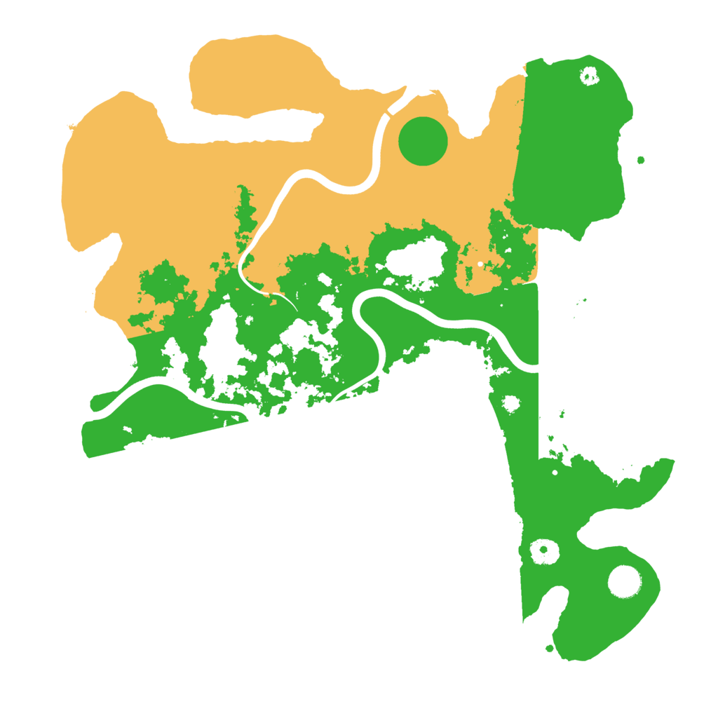 Biome Rust Map: Procedural Map, Size: 3850, Seed: 941490786