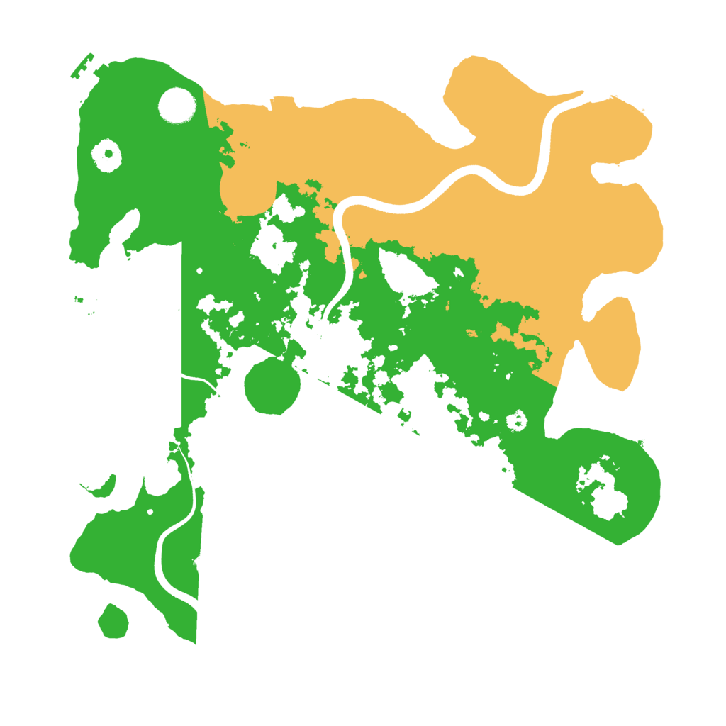 Biome Rust Map: Procedural Map, Size: 3550, Seed: 25507