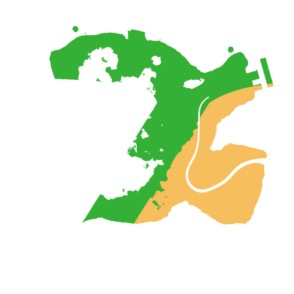 Biome Rust Map: Procedural Map, Size: 2000, Seed: 1655335307