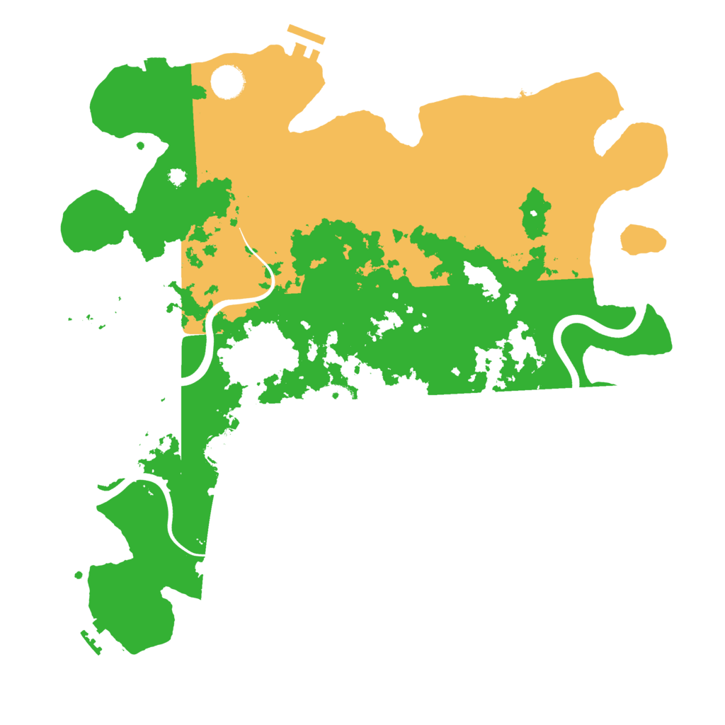 Biome Rust Map: Procedural Map, Size: 3800, Seed: 4852014