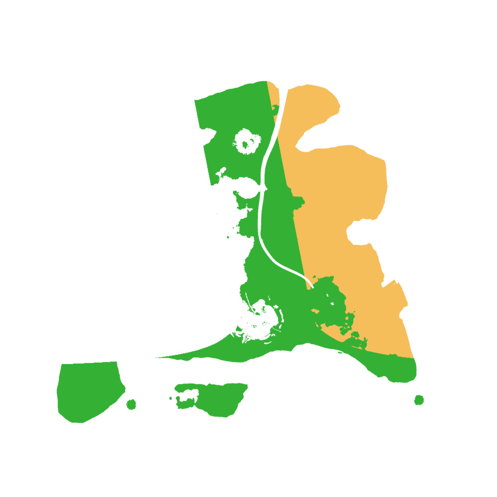 Biome Rust Map: Procedural Map, Size: 2000, Seed: 236745