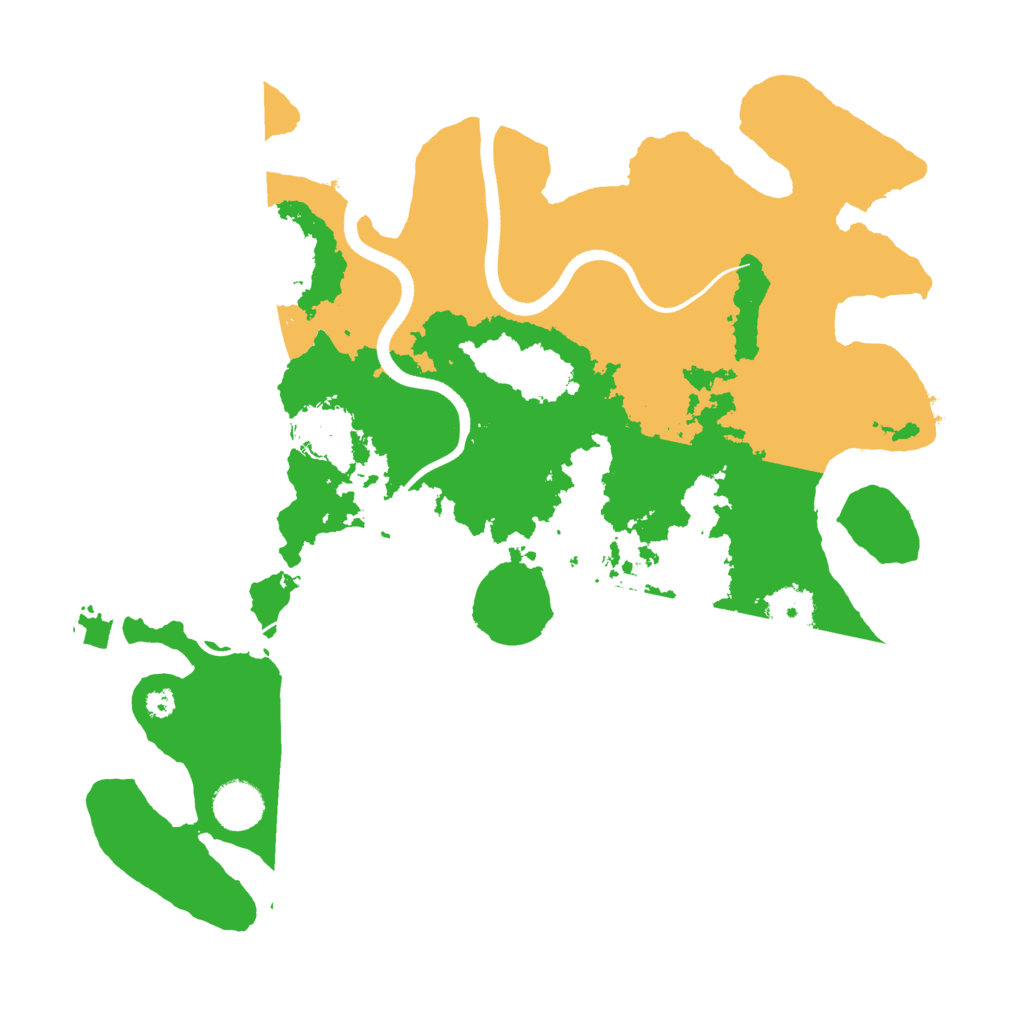 Biome Rust Map: Procedural Map, Size: 3600, Seed: 231530