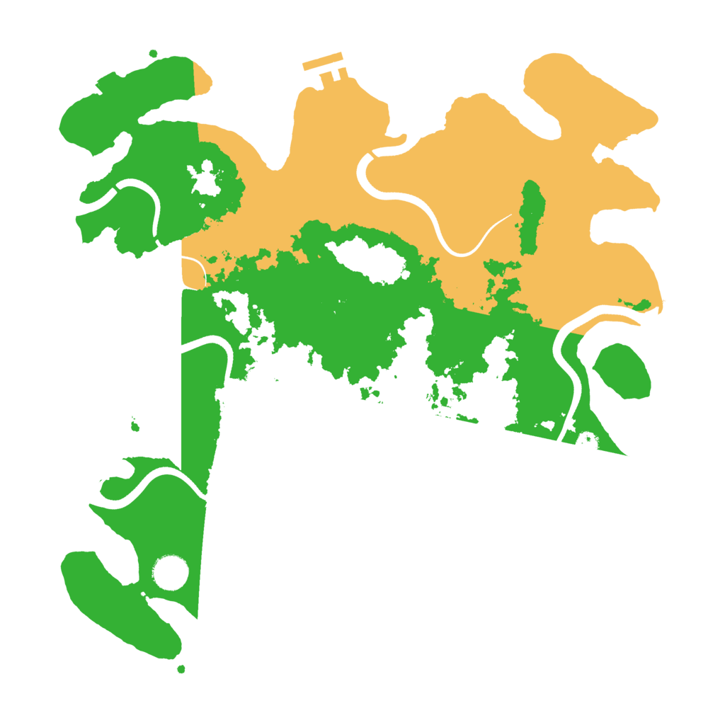 Biome Rust Map: Procedural Map, Size: 3600, Seed: 231530