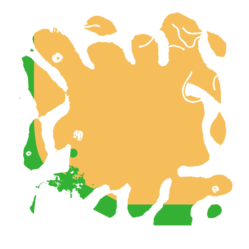 Biome Rust Map: Procedural Map, Size: 3700, Seed: 7240253