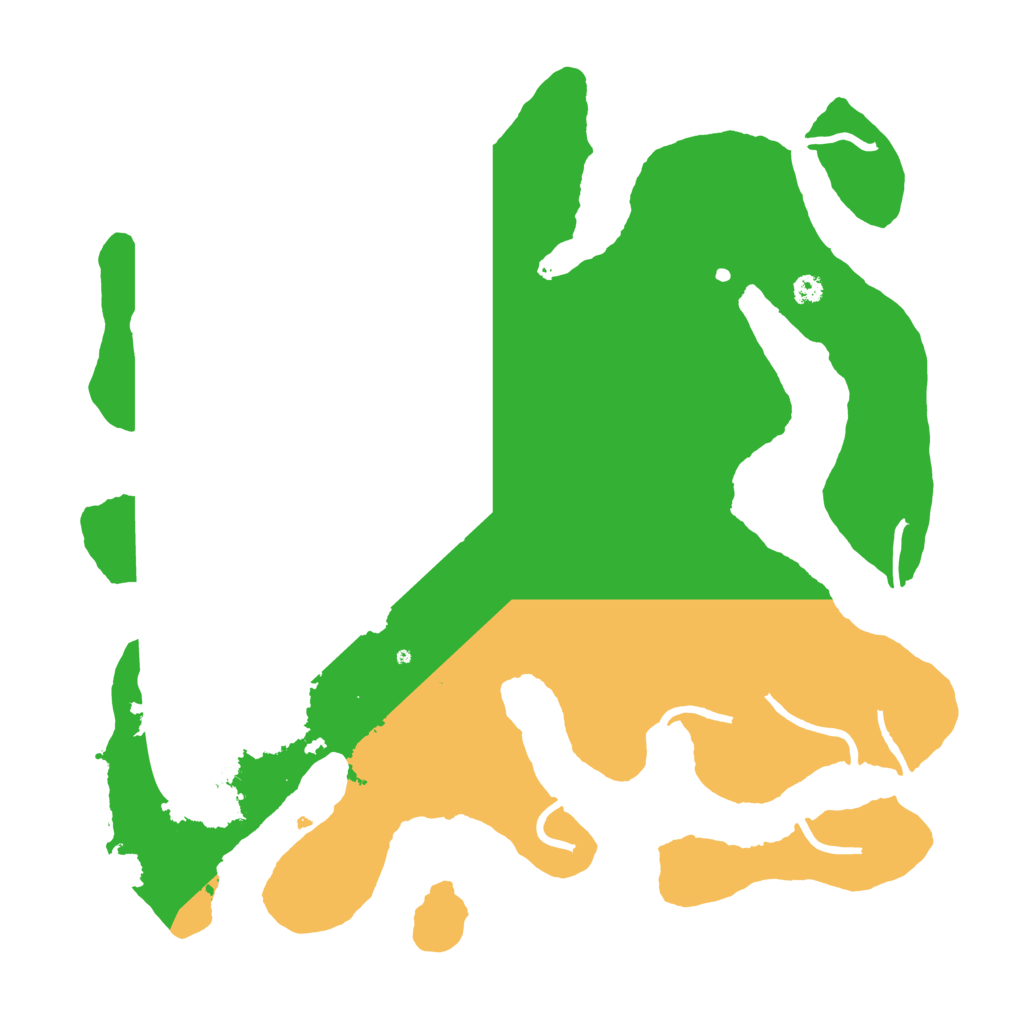 Biome Rust Map: Procedural Map, Size: 3550, Seed: 744072