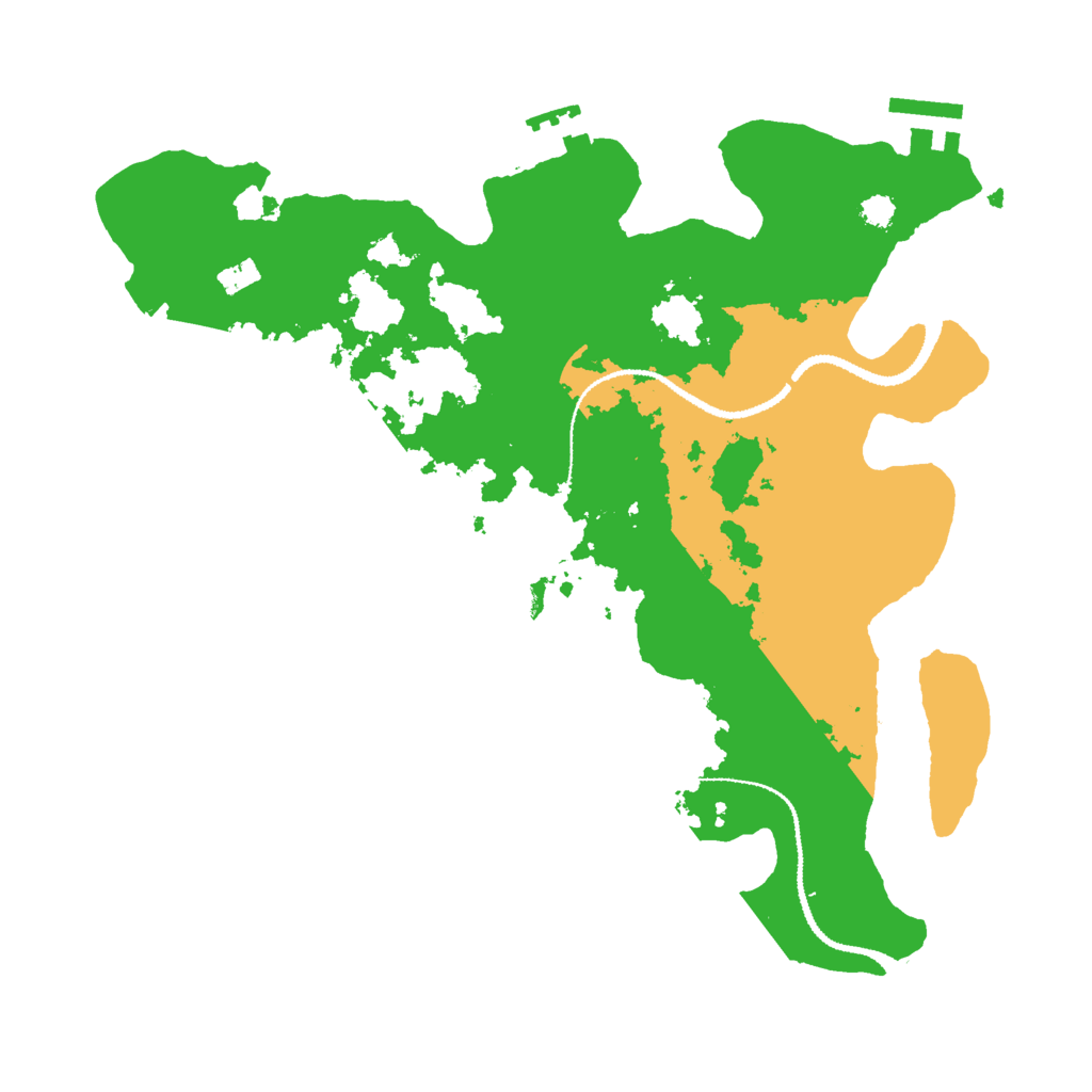 Biome Rust Map: Procedural Map, Size: 3000, Seed: 262852303