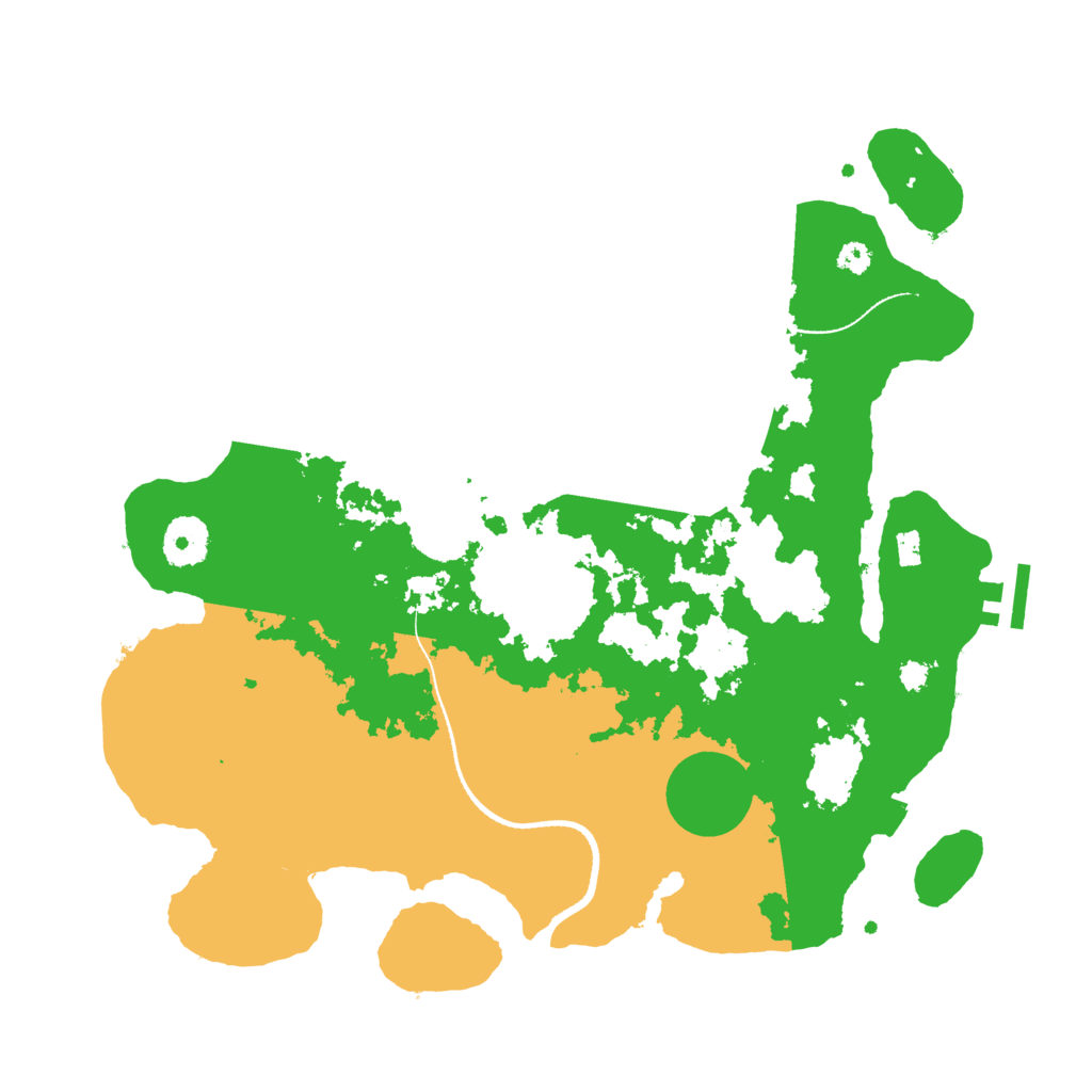 Biome Rust Map: Procedural Map, Size: 3400, Seed: 192837465