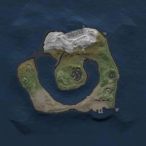 Thumbnail Rust Map: Procedural Map, Size: 2000, Seed: 45, 8 Monuments