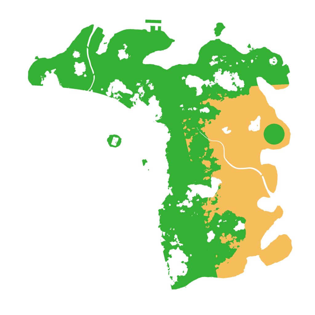 Biome Rust Map: Procedural Map, Size: 4000, Seed: 856524