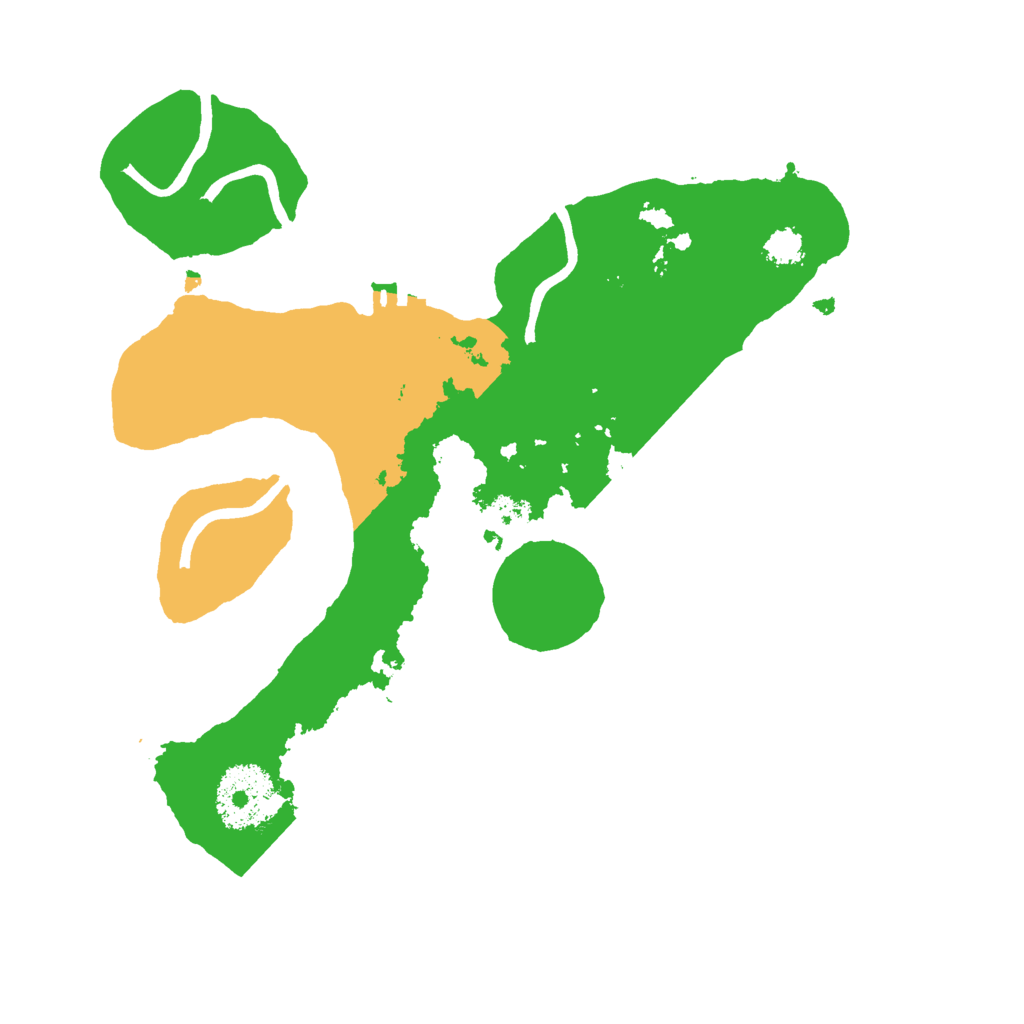 Biome Rust Map: Procedural Map, Size: 2500, Seed: 954427990