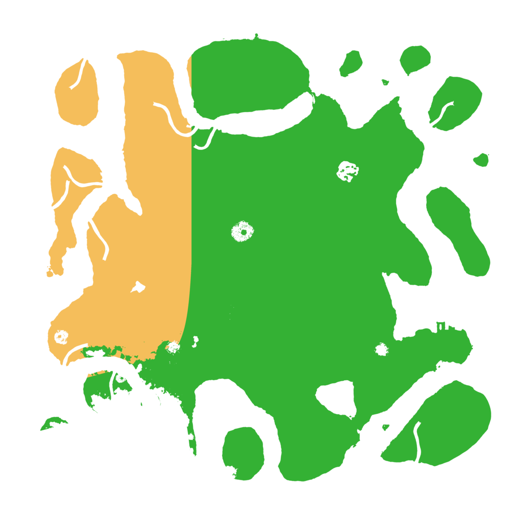 Biome Rust Map: Procedural Map, Size: 3800, Seed: 15170495