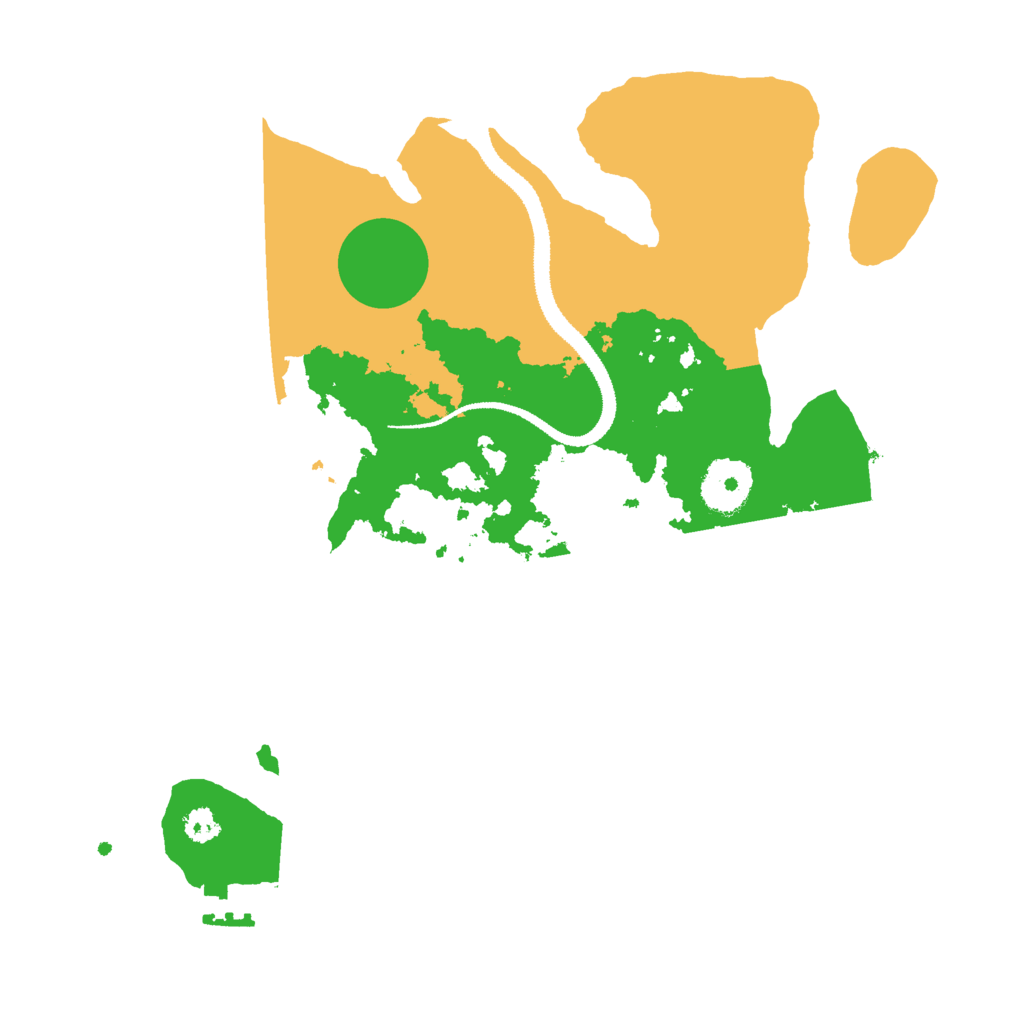 Biome Rust Map: Procedural Map, Size: 3000, Seed: 8221756