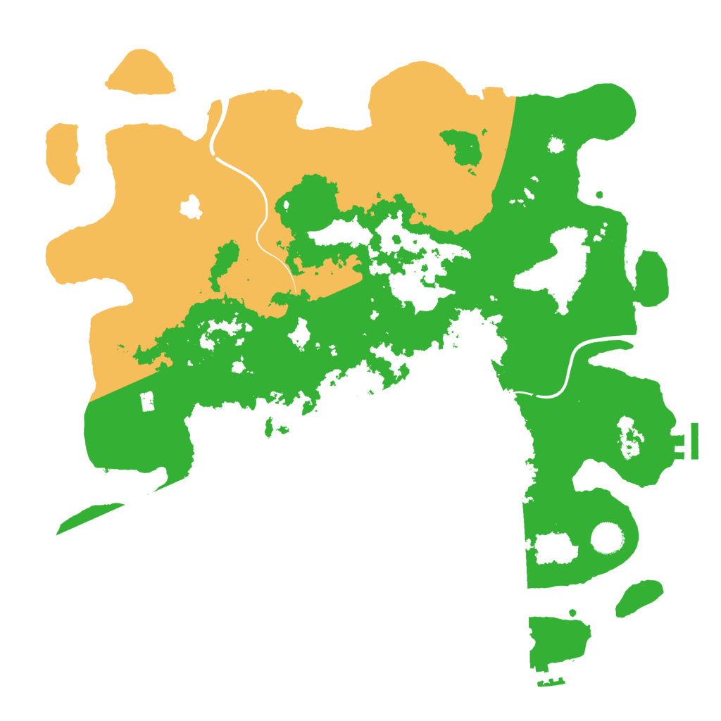 Biome Rust Map: Procedural Map, Size: 4000, Seed: 64632