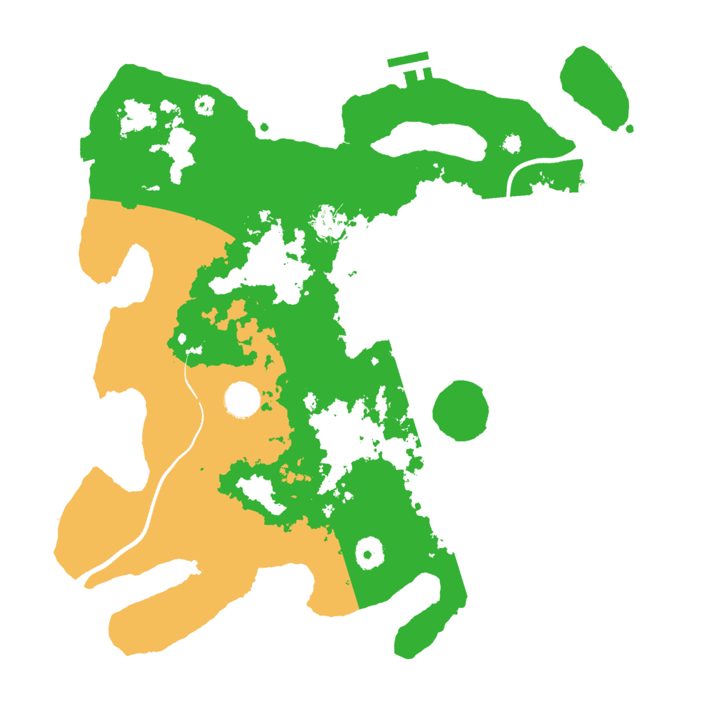 Biome Rust Map: Procedural Map, Size: 3500, Seed: 750675887