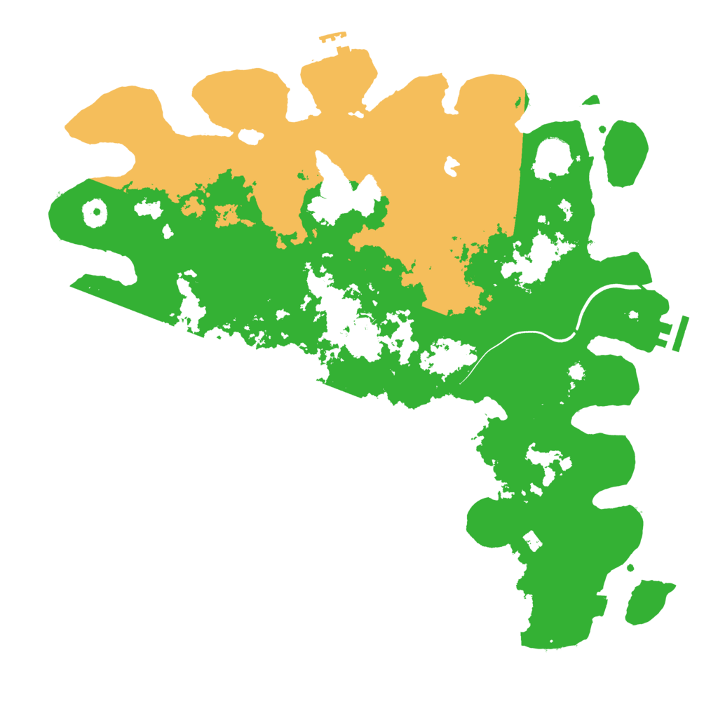 Biome Rust Map: Procedural Map, Size: 4000, Seed: 25999
