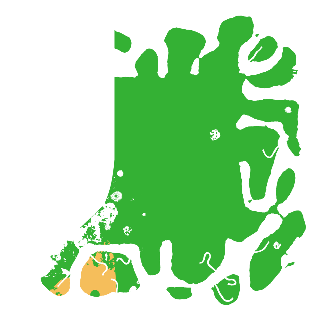 Biome Rust Map: Procedural Map, Size: 4500, Seed: 77771