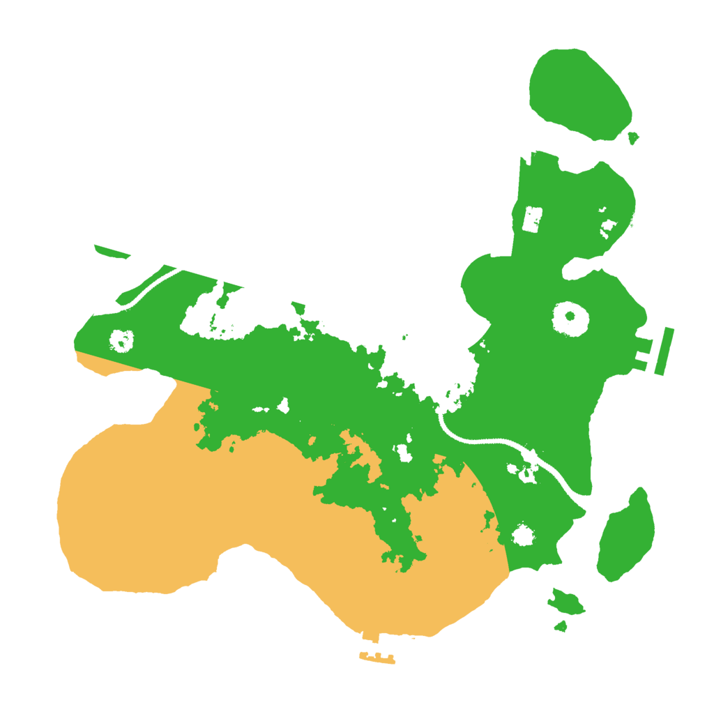 Biome Rust Map: Procedural Map, Size: 3000, Seed: 159357