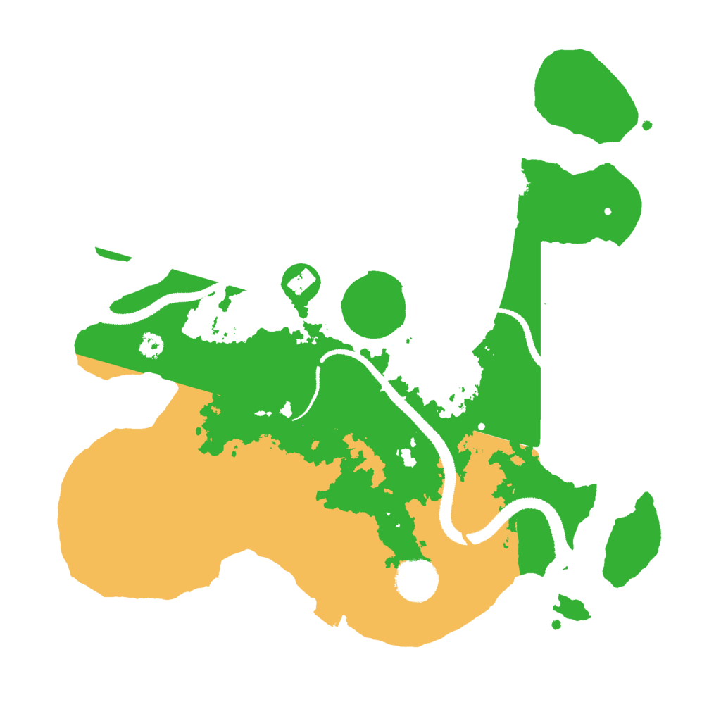 Biome Rust Map: Procedural Map, Size: 3000, Seed: 159357